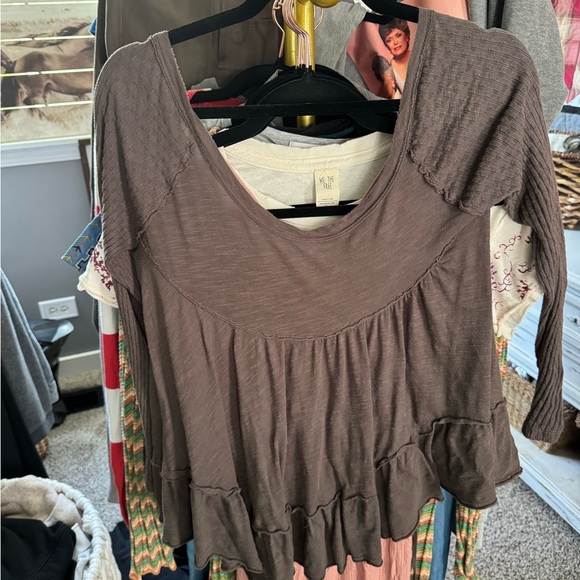 Free People Sundae long sleeve layer top - Picture 2 of 2